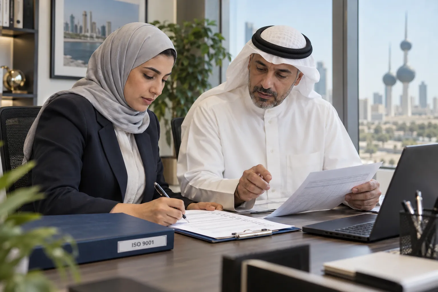 مراجعة وثائق نظام إدارة الجودة ISO 9001